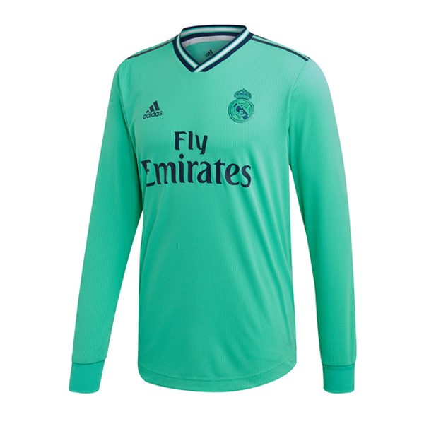 Camiseta Real Madrid Replica Tercera Ropa ML 2019/20 Verde